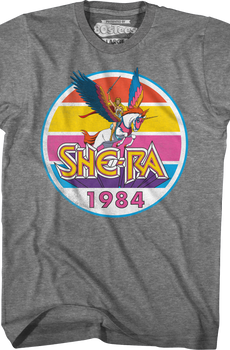 She-Ra Vintage 1984 Stripes Masters of the Universe T-Shirt