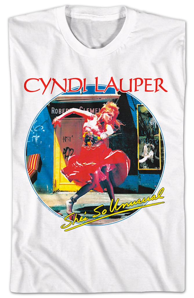 She's So Unusual Cyndi Lauper T-Shirt She's So Unusual Cyndi Lauper T-Shirt
