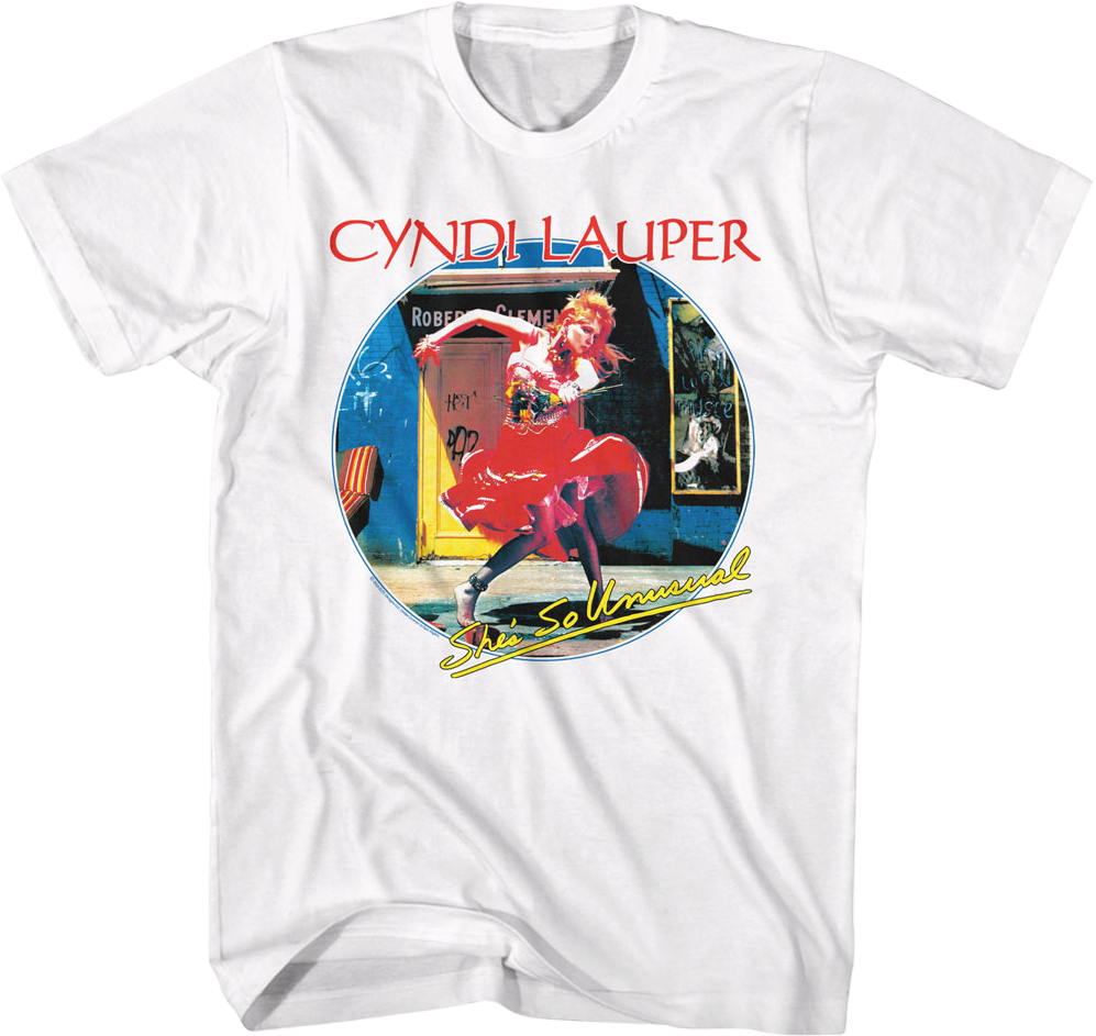 She s So Unusual Cyndi Lauper T Shirt