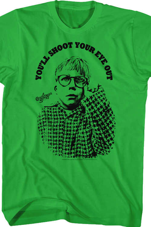 Shoot Your Eye Out Christmas Story T-Shirtmain product image