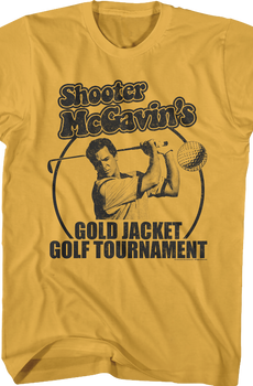 Shooter McGavin's Gold Jacket Golf Tournament Happy Gilmore T-Shirt