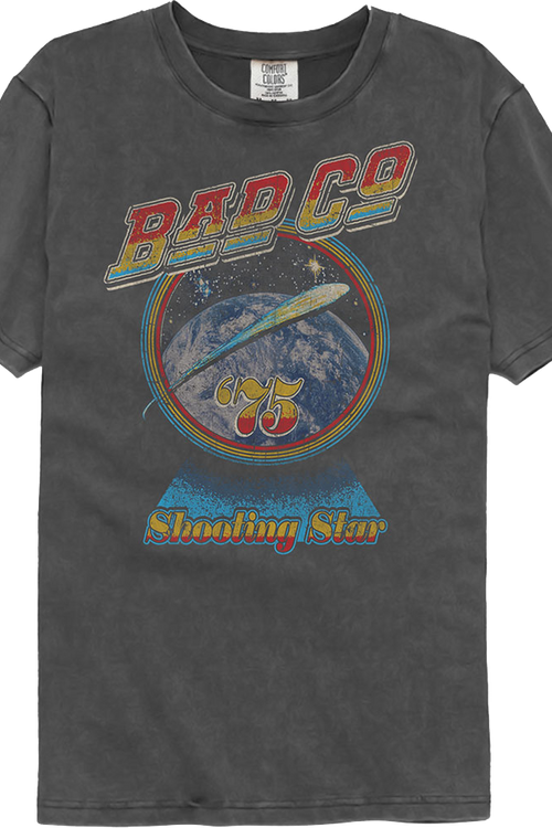 Shooting Star '75 Bad Company Comfort Colors Brand T-Shirtmain product image