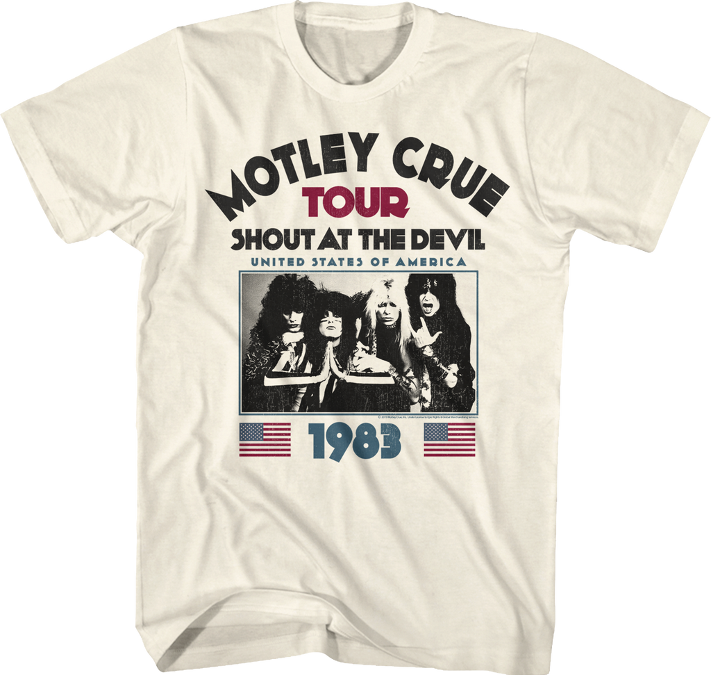 Motley crue graphic tee sales