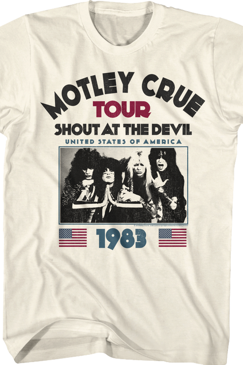 Shout At The Devil Tour Motley Crue T-Shirtmain product image