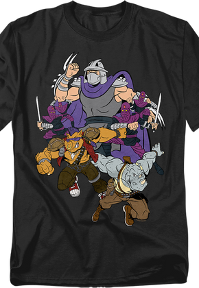 Shredder And Foot Clan Teenage Mutant Ninja Turtles T-Shirt
