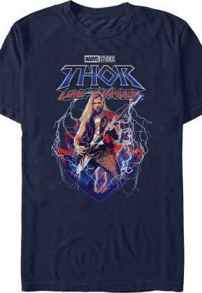 Shredding The Axe Thor Love And Thunder Marvel Comics T-Shirt