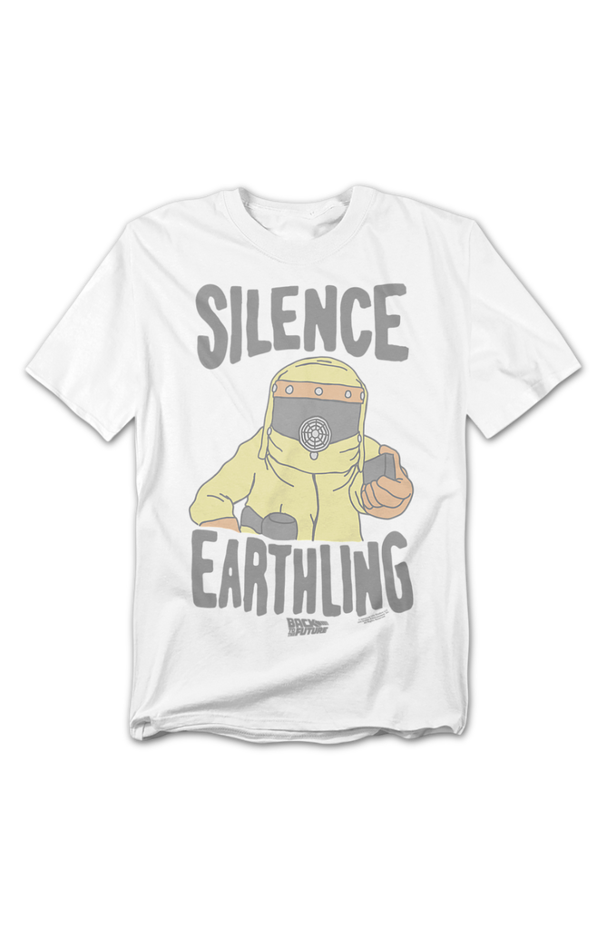Silence Earthling /Tee 映画Movie Tee Silence Earthling Back To The Future T-Shirt