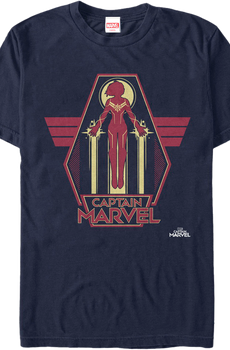 Silhouette Captain Marvel T-Shirt
