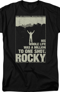 Silhouette Poster Rocky T-Shirt