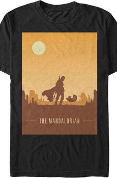 Silhouettes Star Wars The Mandalorian T-Shirt