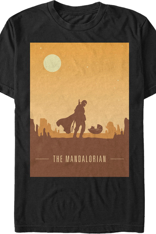 Silhouettes Star Wars The Mandalorian T-Shirtmain product image