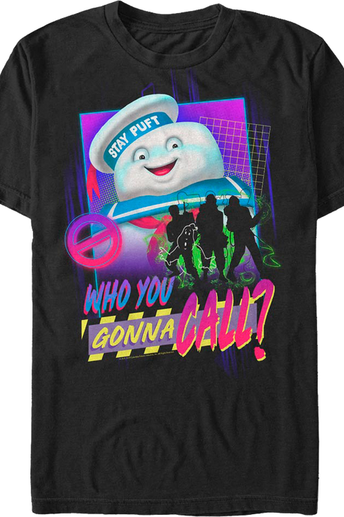 Silhouettes Who You Gonna Call Ghostbusters T-Shirtmain product image