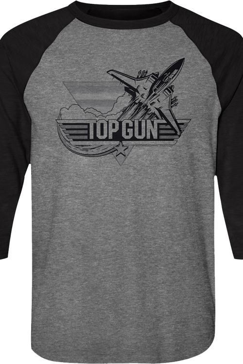 Simple Flyby Top Gun Raglan Baseball Shirtmain product image