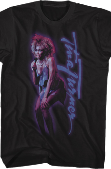 Singing Glow Tina Turner T-Shirt
