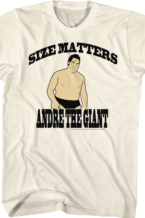 Size Matters Andre The Giant T-Shirtmain product image
