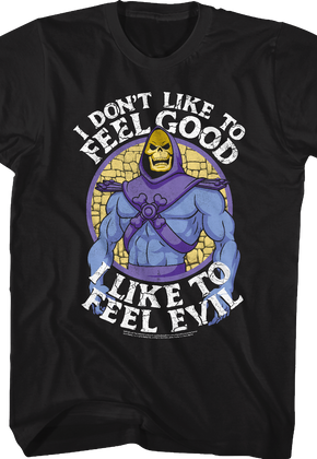 Skeletor I Like to Feel Evil Masters of the Universe T-Shirt