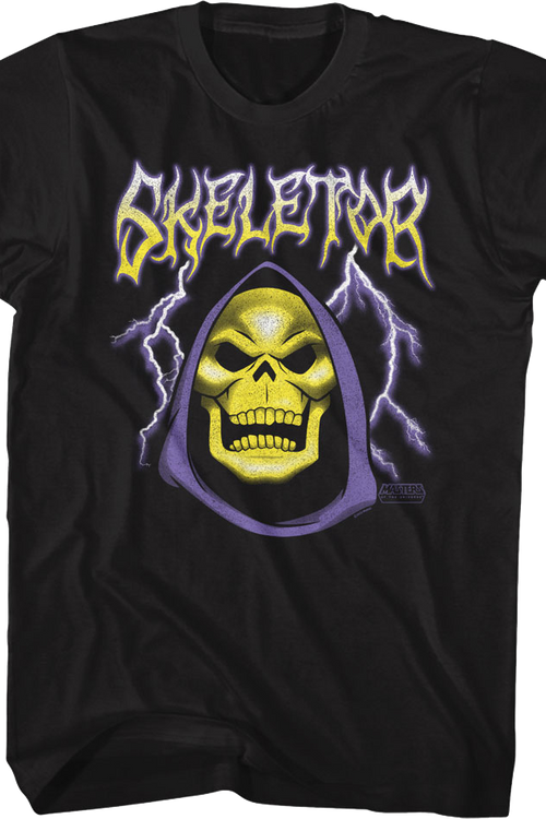 Skeletor Lightning Bolts Masters of the Universe T-Shirtmain product image