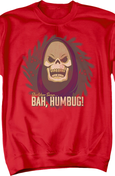 Skeletor Says Bah Humbug Masters of the Universe Sweatshirt