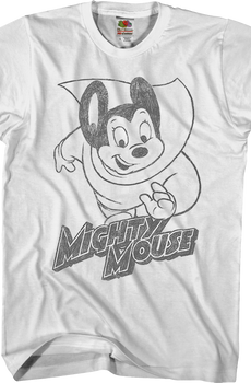 Sketch Mighty Mouse T-Shirt