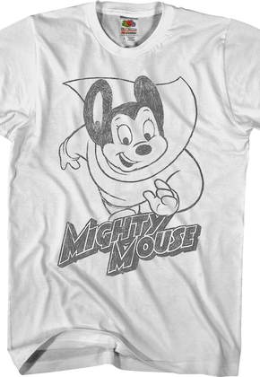 Sketch Mighty Mouse T-Shirt