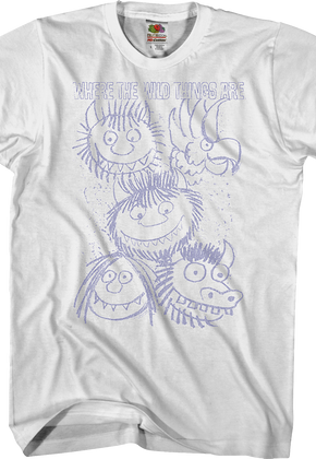 Sketches Where The Wild Things Are T-Shirt