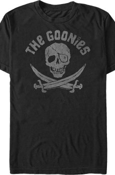 Skull And Cross Swords Logo Goonies T-Shirt