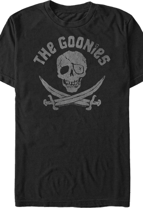 Skull And Cross Swords Logo Goonies T-Shirt