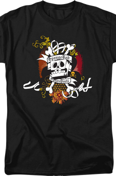 Skull And Crossbones SpongeBob SquarePants T-Shirt