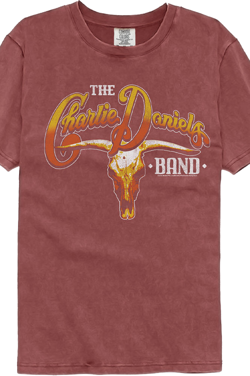 Skull & Logo Charlie Daniels Band Comfort Colors Brand T-Shirtmain product image
