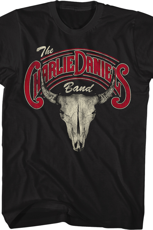 Skull & Logo Charlie Daniels Band T-Shirtmain product image