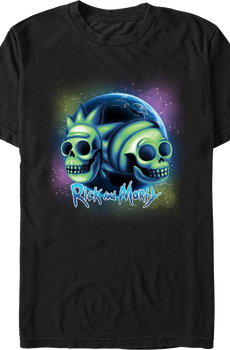 Skulls Rick And Morty T-Shirt