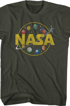 Skylab Orbiting Planets NASA T-Shirt