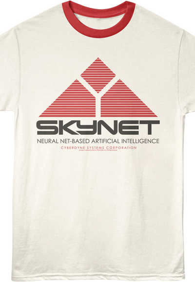Skynet Logo Terminator Ringer Shirt