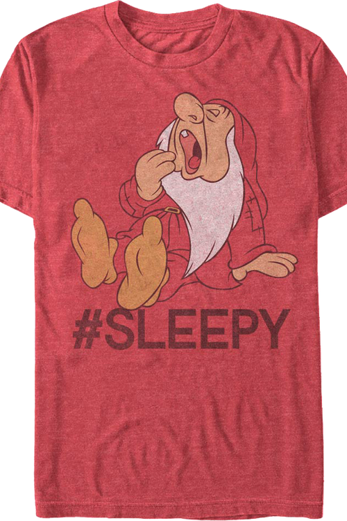Sleepy Snow White and the Seven Dwarfs T-Shirtmain product image