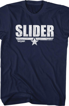 Distressed Slider Top Gun T-Shirt