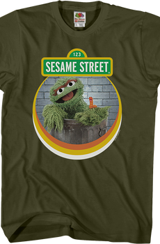Slimey and Oscar The Grouch Sesame Street T-Shirt