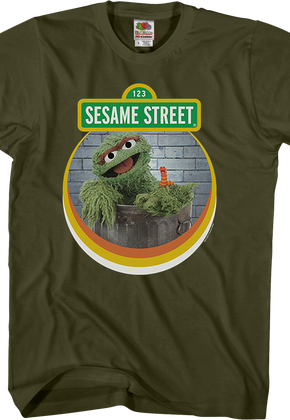 Slimey and Oscar The Grouch Sesame Street T-Shirt