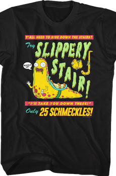 Slippery Stair Rick and Morty T-Shirt