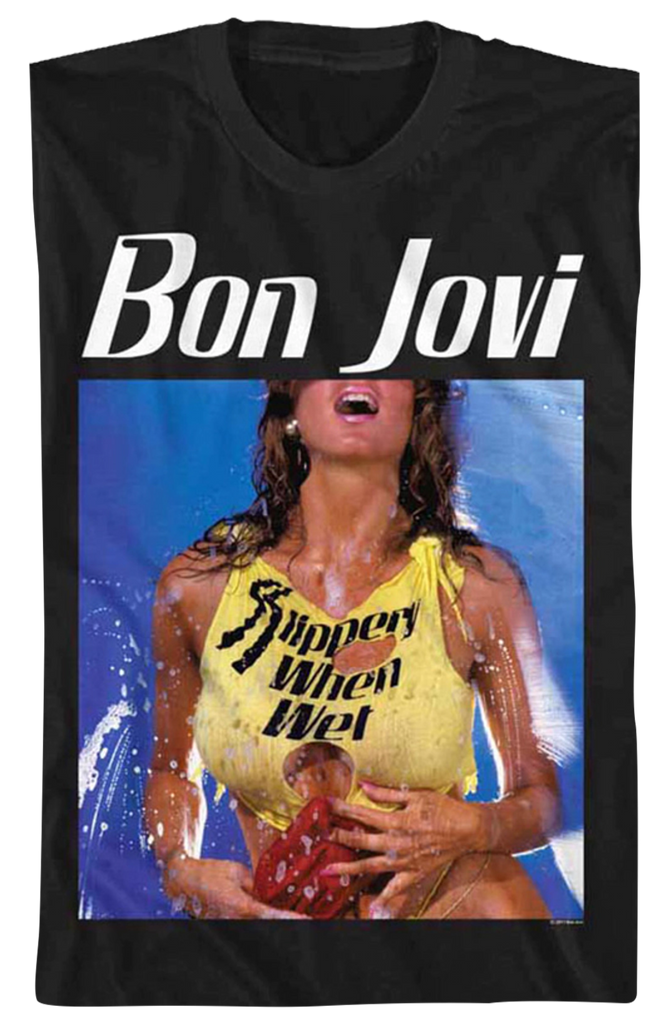 Bon Jovi Slippery When Wet サイン入り