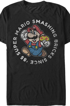 Smashing Bricks Since '85 Super Mario Bros. T-Shirt