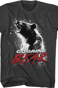 Smoke Gray Movie Poster Cocaine Bear T-Shirt