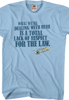 Smokey and the Bandit Respect Shirt
