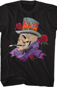 Smoking Skull Poison T-Shirt