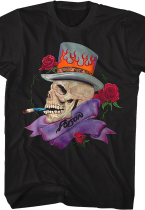 Smoking Skull Poison T-Shirt
