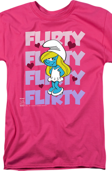 Smurfette Flirty Smurfs T-Shirt