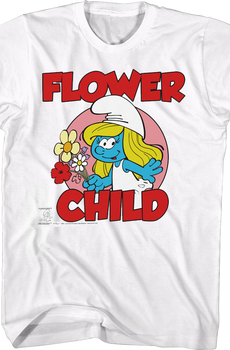 Smurfette Flower Child Smurfs T-Shirt