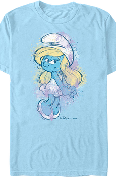 Smurfette Painting Smurfs T-Shirt