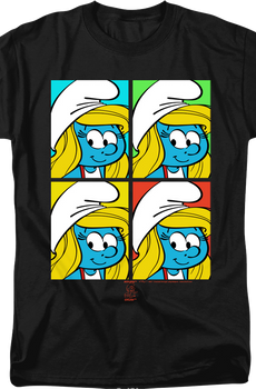 Smurfette Pop Art Smurfs T-Shirt