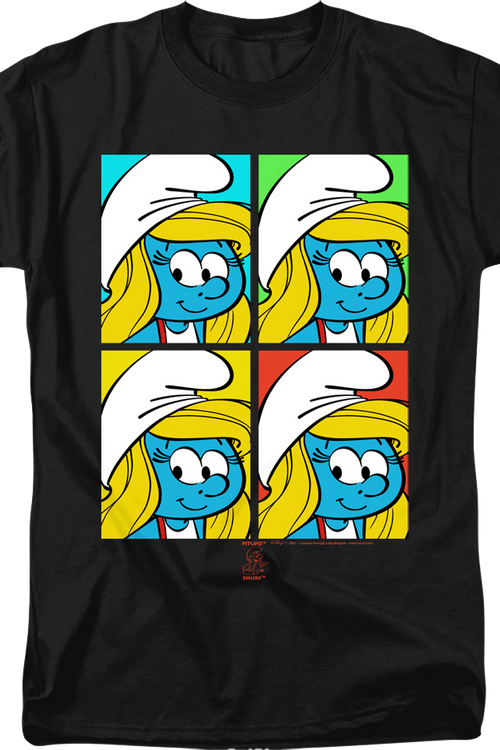 Smurfette Pop Art Smurfs T-Shirtmain product image
