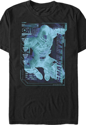 Snake Eyes Schematics GI Joe T-Shirt